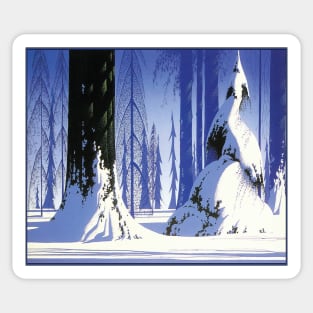 eyvind earle Sticker